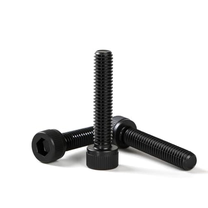 M6-1.0 x 80mm Socket Head Cap Screws Cap Bolts, 12.9 Grade Alloy Steel Black Oxide, Allen Socket Drive, Machine Full Thread, 20 PCS (8mm-80mm Available) - size: M6x80mm(20PCS)