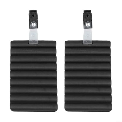 Fly Fishing Bait Hanging Board, Eva Foam Hook Storage Card With Clamp For Clothes And Backpacks, Wear-Resistant Fly Tying Tool For Anglers, Black, 2-Pack