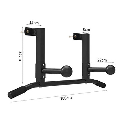 Pull-Up Bars Wall-mounted Chin, Steel Horizontal Bar With Grip Ball, Finger-strength Wrist Training Climbing Equipment, Load 250KG, Style 1, Black - size: Style 1