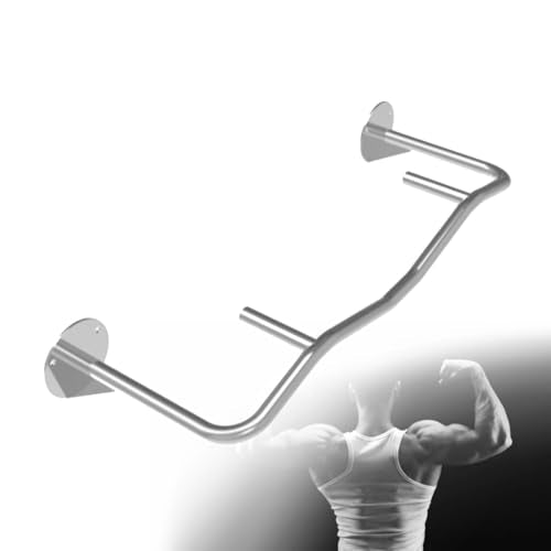 Wall-Mounted Pull-up bar, deep Space Style, Suitable for Installation Without Space Under The Wall, Strength Training Pull-up Bars, bar with Multi-Grip Foam Handle, Pull-up bar for Home Gym,F - size: F