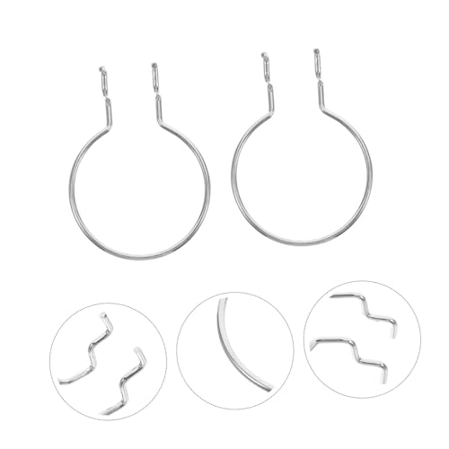 Ciieeo 10pcs Heavy Duty Metal Garage Craft Pegboard Hooks Iron Hanging Board Organizer Tool Hangers for Storage Silver