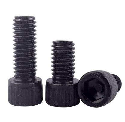 20Pcs 1/4-20 x 1/2" Socket Head Cap Screws Bolts, 12.9 Grade Alloy Steel Black Oxide Finish, Allen Hex Drive, UNC Coarse Full Thread - size: 1/4-20 x 1/2" (20PCS)