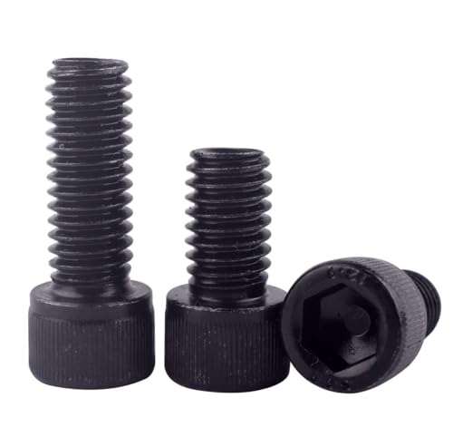 20Pcs 1/4-20 x 5/8" Socket Head Cap Screws Bolts, 12.9 Grade Alloy Steel Black Oxide Finish, Allen Hex Drive, UNC Coarse Full Thread - size: 1/4-20 x 5/8" (20PCS)