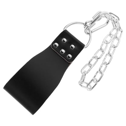 Weighted Pull-up Chain Belt for Men, Heavy-duty Muscle Training Dip Belt with Iron Chain, Adjustable Strength Workout Waist Support for Weightlifting and Bodybuilding