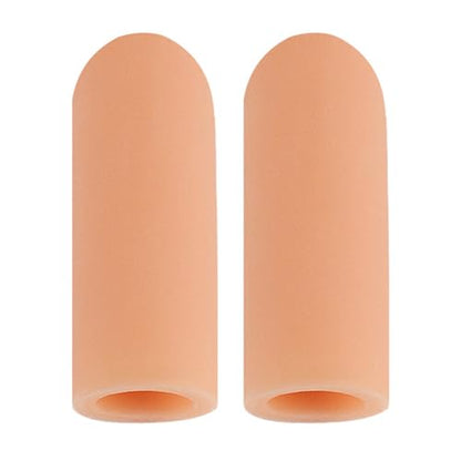 1pair High Elasticities Finger Guard Reusable Finger Protecting Sleeves for Extended Wear Comfortable(color)
