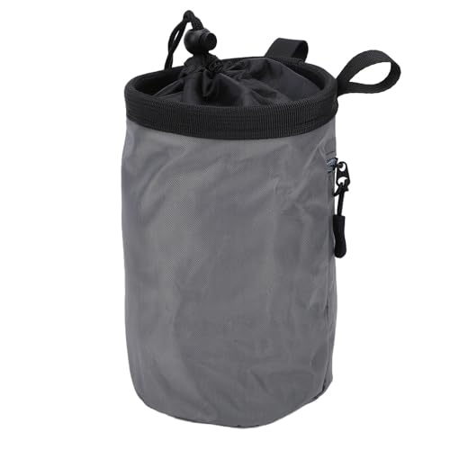 Pomya Adjustable Chalk Bucket for Rock Climbing | Multifunctional Chalk Bag with Oxford Fabric and Fleece Lining for Gym Gymnastics Weightlifting