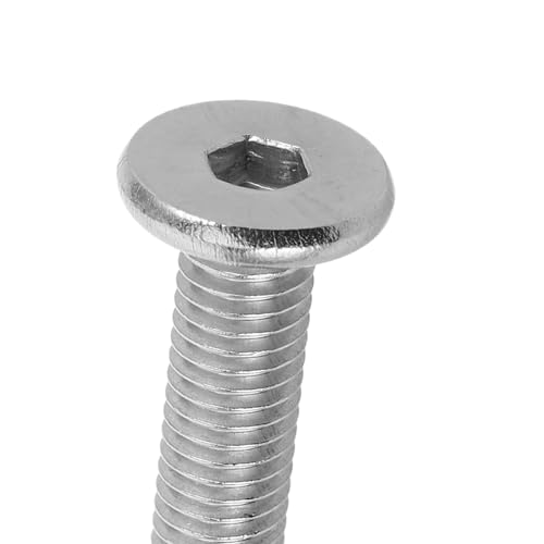 Alipis 20pcs Cat Tree Hexagonal Screws M8*35 Fully Threaded Connecting Bolts Metal Fixing Screws Replacement Parts for Cat Climbing Posts and Scratching Furniture