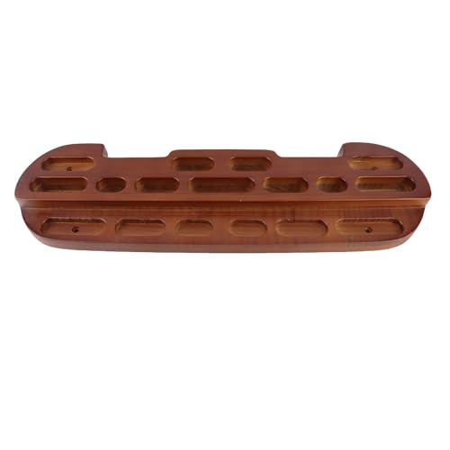 RiToEasysports Wooden Hangboard, Grip Strengthening Fingerboard with Various Lengths and Depths for Pull Up Training and Climbing Performance