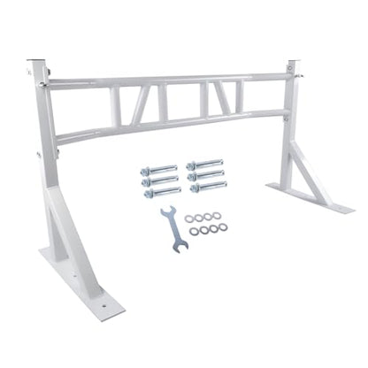 Wall Mounted Heavy-Duty Pull Up Bar Multi-Grip Chin Up bar Multifunctional Dip Station for Indoor Home Gym Workout, Power Tower Set Training Equipment Fitness Dip Stand Up to 440 Lbs (White)