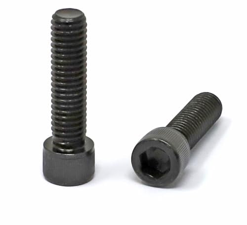 iexcell 10 Pcs 3/8-16 x 1-1/2" Alloy Steel 12.9 Grade Hex Socket Head Cap Screws Bolts Kit, Black Oxide Finish - size: 3/8-16 x 1-1/2"