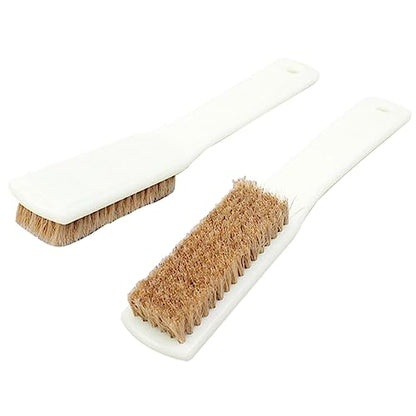 2Pcs Climbing Brush Set Boars Hair and Sturdy Handle for Rock Cleaning Portable Bouldering Tool for Outdoor Sports