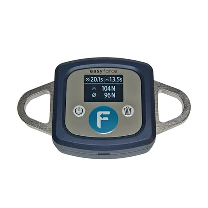 EasyForce® Performance Digital Dynamometer | Peak Force Capacity 300 Kg (2942 N) | for Strength Coaches, Physiotherapists, and Trainers | Accurate, Simple, and Swift Data Access