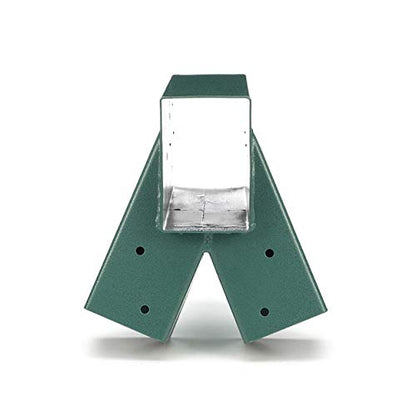 Eastern Jungle Gym Easy 1-2-3 A-Frame Swing Set Bracket, Green | Heavy Duty Swingset Bracket for Easy, Simple Installation | DIY Swing Set Part to Build Playground Sets for Backyards - style: A-Frame Swing Set Bracket