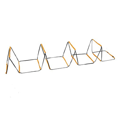 12 Rung Ladder for Speed Training - Football Soccer Basketball Hockey Tennis Badminton - Iron & Cloth Design with Storage Bag