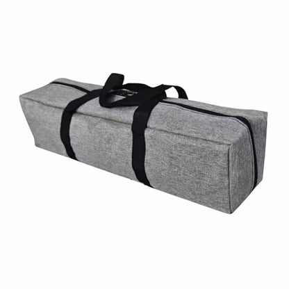 Gray Canopy Pole Bag Zippered Duffel Organizer Travelling Outdoor Camping Equipment Storage Bag for Tripod Mat Tripod Cushion, 70x15x15cm