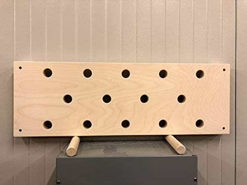 12"x34" Horizontal Climbing Pegboard