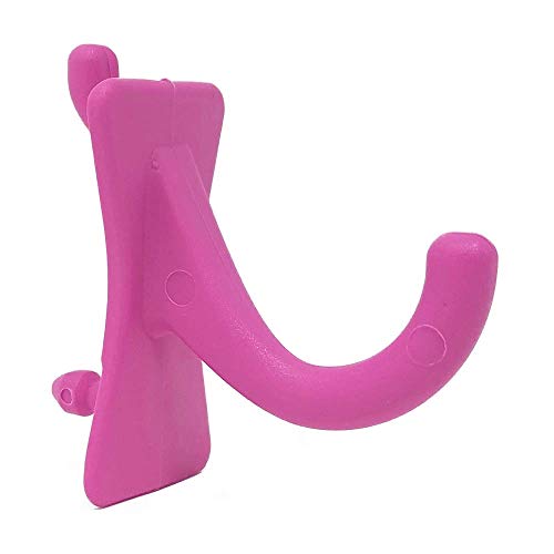 PegPro® J Hooks Kit for Standard “Wood Fiber” pegboard – Durable Plastic Pegboard Hooks - for Garage, Kitchen, Craft Room, and More (J Hook - 24 Pack, Pink) - color: Pink, size: J Hook - 24 Count