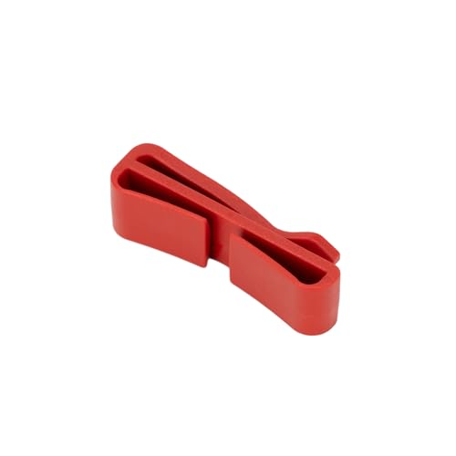 TACNEX Tactical Backpack Strap Clip Webbing Keeper Holder MOLLE Belt Hook Retainer Harness/Sling/Bag/Military Strap Stays - color: Red, size: 1 1/2"