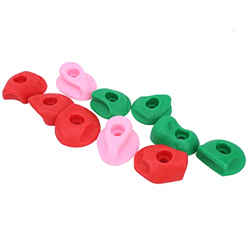10pcs Rock Climbing Holds,Climbing Rock Wall Grips with Mounting Hardware for Kids and Adults - size: Small size 10 pieces