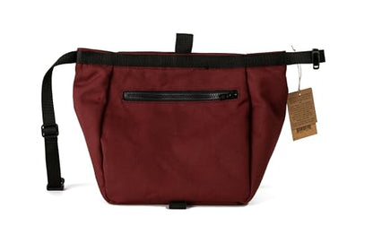 STATIC Chalk Bucket for rock climbing -Bouldering Chalk Bucket - color: Burgundy