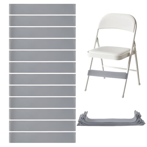 Chair Bands for Kids with Fidgety Feet, 12 Packs Sensory Chair, Fidgets for Classroom, Sensory Room Must Haves Fidget Chair Bands(GREY) - color: GREY