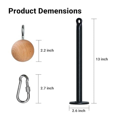 Pinch Grip Strength Training Set, Beech Wood Pinch Block Grip Set with Loading Pin, Rock Climbing Power Finger Forearm Hand Exerciser Strength Training Strengthener Equipment For Home Gym (Pinch Wood Set)