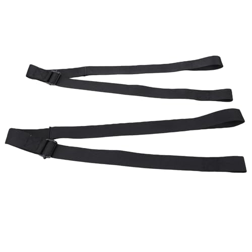 SUNGOOYUE 2Pcs Weight Straps, Adjustable Polyester Safety Dumbbell Spotter Straps with Buckle for Bench Press Squat Rack Home Gym Strength Training