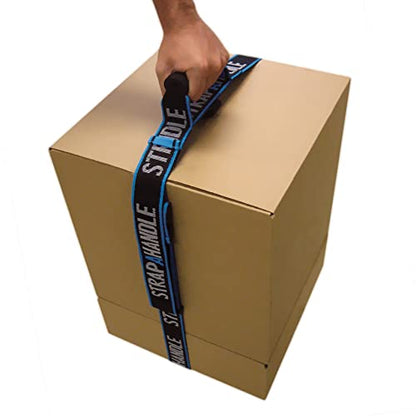 8’ Carry Strap with Handle | Adjustable Belt | Easy, Safe, Secure, Lifting, Moving, Carrying Heavy Boxes, Groceries | Best Luggage Strap (Strap-A-Handle 8ft. Length, 50lb. Capacity) - color: 8' Length, 40lb. capacity