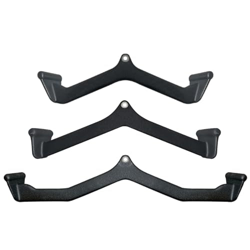 Ergonomic LAT Pull Down Bars, Back and Triceps Strength Training Equipment, LAT Pulldown Attachments, Cable Attachments for Home Gym - color: BT0345