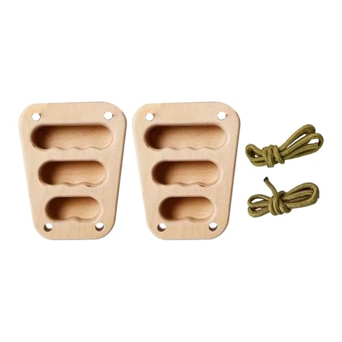 Climbing Hangboard Rock Climbing Training Board Wooden Hang Board Hand Grip Strengthener for Men Women Indoor Outdoor