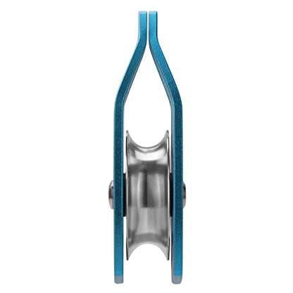 30kN Climbing Pulley with Ball Bearing for Rock Climbing Arborist - color: Blue