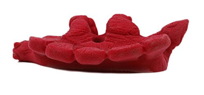 Atomik Rock Climbing Holds Bolt-On Stegosaurus in Red