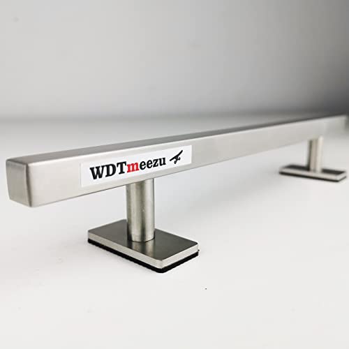 Fingerboard Flat Rail Professional Prop for Finger Skateboard Made of Metal 10" Long