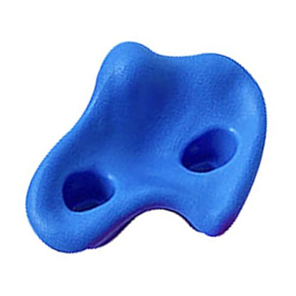 Keenso Rock Climbing Holds, PE Rock Wall Hold Set 12PCS with Screws and Wrench, Ergonomic Grip, 80kg Capacity, 12.5 X 10cm, for Indoor Outdoor Kids Adults Training - color: Blue