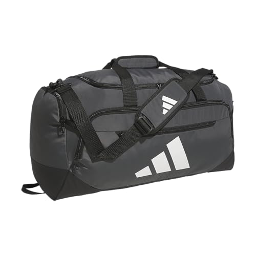 adidas Defender 5 Duffel Bag for Sports, Gym and Travel, Team Dark Grey, OSFA - color: Team Dark Grey/Medium 59L, style: Medium 59l