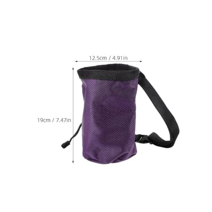 Rock Climbing Chalk Bag for Outdoor Climbing Activities Powder Bag with Large Capacity and User-Friendly Design, Made of Sturdy Oxford Cloth and Fleece for Bouldering