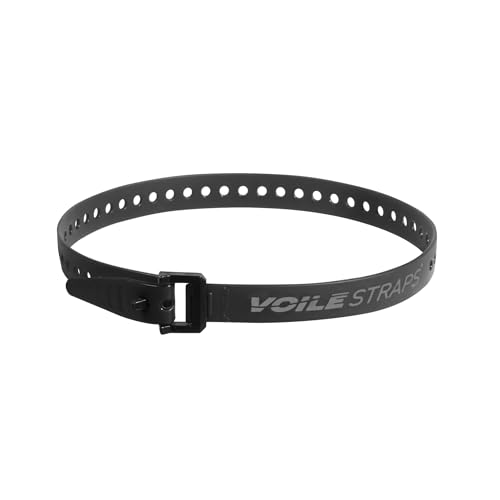 Voile Straps - 25" Nylon Buckle (Black/Grey) - color: Black/Grey