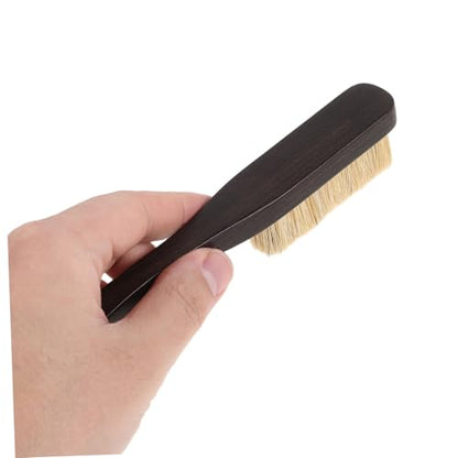 FUOYLOO Climbing Chalk Brush with Ultra Dense Boar Bristle Hair, Hardwood Handle Compact Chalk Brush for Outdoor Rock Cleaning, Bouldering and Indoor Climbing Accessories for Professional
