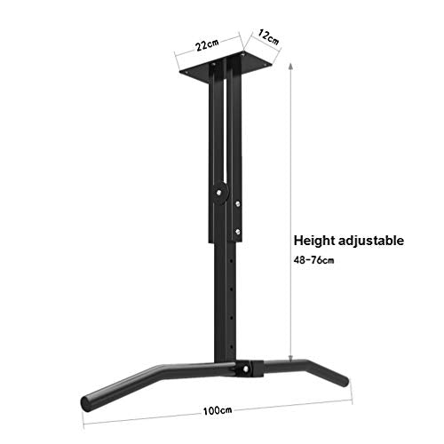 Pull-Up Bars Horizontal Bar Ceiling-Mounted Multi-Level Height-Adjustable Suspended Fitness Equipment Safe Load 300kg,