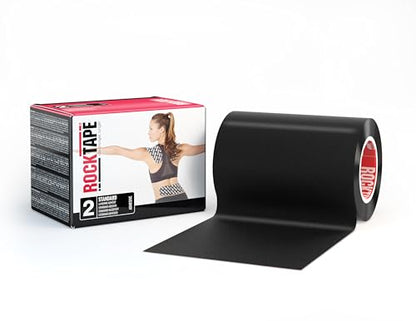 RockTape Highly Water-Resistant Kinesiology Tape - color: Black