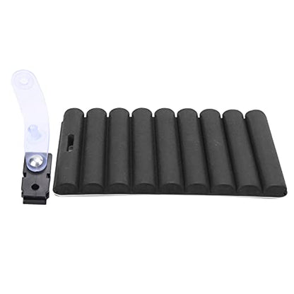 Fishing Hook Hanging Board, PVC Foam Bait Storage Fly Tying Tool with Hook Loop Back Clip, Lightweight Compact for Fishing Vest Outdoor Gear