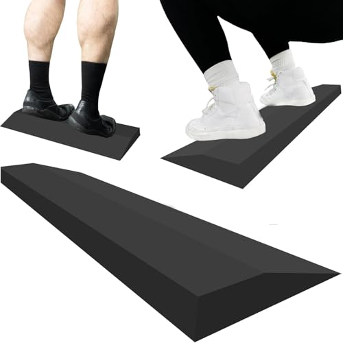 Squat Wedge Block Anti Slip Wide Squat Ramp for Strength Practice Home Gym