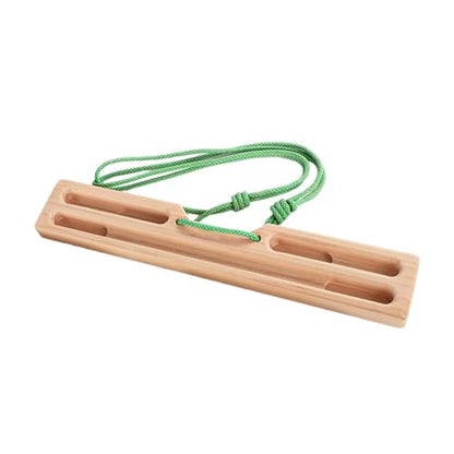Climbing Training Board with Rope, Rock Climbing Trainer Fingerboard, Rock Climbing Grip Board for Hand Forearm Strength