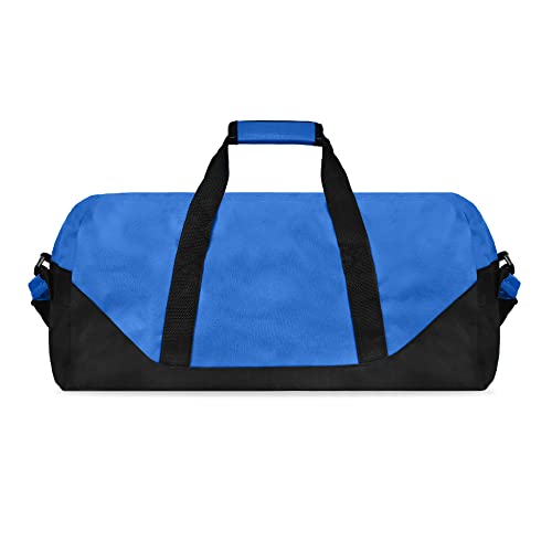 21" Large Duffle Bag with Adjustable Strap - color: Royal Blue