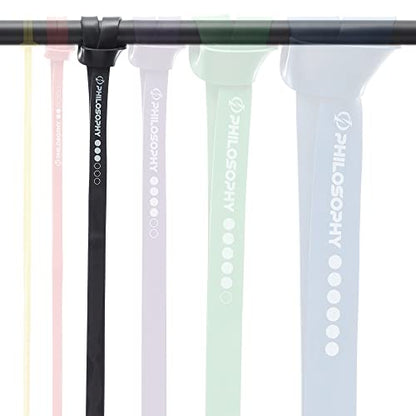 Philosophy Gym Pull Up Assist Band - Resistance Power Loop Exercise Band - style: 3/4" (50-75 lbs) - Black