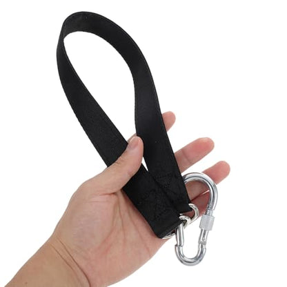 SHINEOFI Heavy Duty Gym Fitness Straps with Dual Metal Rings Reinforced Stitching High Load Capacity Suspension Kit for Tree Swings Hammock Chairs Punching Bag Hanging