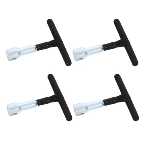 4pcs Wing Nut Tool with T Handle, Manual Eye Screw Tightening Driver for Hook Installation, Handheld Wing Nut Driver for Screw Fastening in Home Improvement and DIY