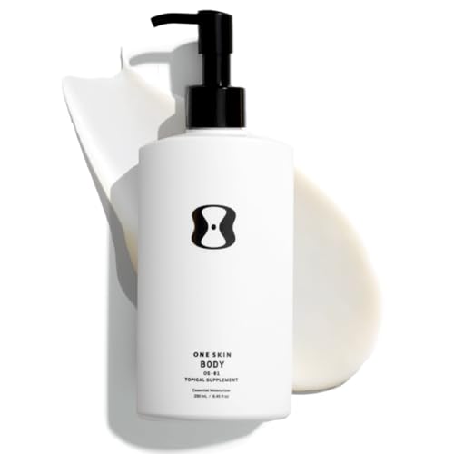 oneskin OS-01 BODY Topical Supplement Moisturizer | Age Reversal, 8.45 Oz | Fragrance-free body moisturizer targets thin, crepey skin. Hydrates, firms the look of skin and supports barrier