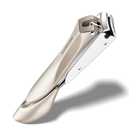Nail Clippers with Catcher, Professional Stainless Steel Fingernail and Toenail Clipper Cutter, Trimmer Set for Men and Women (big) - color: Mr-1112