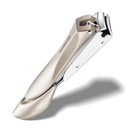 Nail Clippers with Catcher, Professional Stainless Steel Fingernail and Toenail Clipper Cutter, Trimmer Set for Men and Women (big) - color: Mr-1112